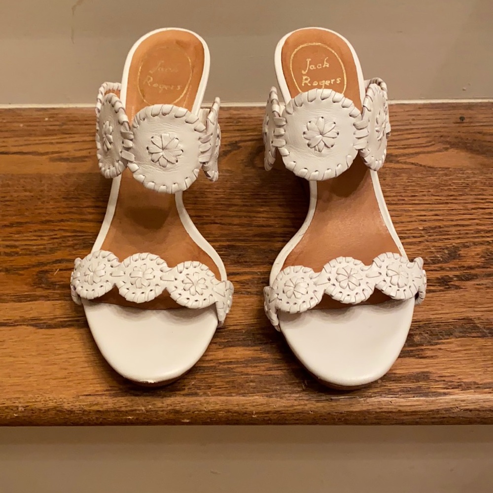 Jack Rogers Luccia White Wedge